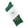 Fluevog Shoes Large Monogram Vog Socks | Jf Monogram Sock Green Clearance