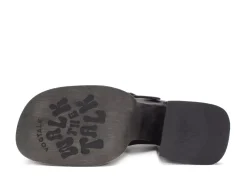 Fluevog Shoes Laurie | Platform Mary Jane Black Satin New