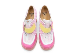 Fluevog Shoes Lolly | Contrast Buckle Shoe Pink/Yellow Online