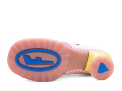 Fluevog Shoes Lolly | Contrast Buckle Shoe Pink/Yellow Online