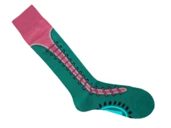 Fluevog Shoes Lover Vog Socks | Lover Boot Sock Teal Store