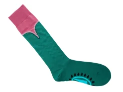 Fluevog Shoes Lover Vog Socks | Lover Boot Sock Teal Store