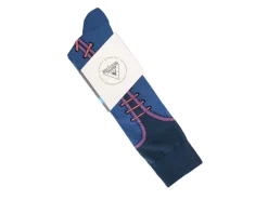 Fluevog Shoes Lover Vog Socks | Lover Boot Sock Blue Flash Sale