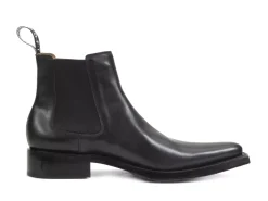 Fluevog Shoes Lyngenfjord | Pointed Toe Chelsea Boot Black Cheap