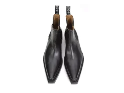 Fluevog Shoes Lyngenfjord | Pointed Toe Chelsea Boot Black Cheap