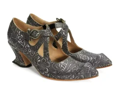 Fluevog Shoes Maddalena | Elegant Heel With Strap Baroque New