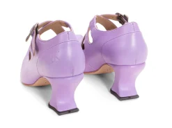 Fluevog Shoes Maddalena | Elegant Heel With Strap Lavender Shop
