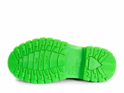 Fluevog Shoes Mardi | Leather Hiker Shoe Purple/Green Fashion