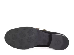 Fluevog Shoes Mcphee | Triple-Strap Buckle Shoe Black/Plaid Shop