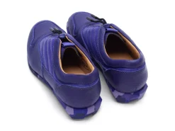Fluevog Shoes Meridian | Slip-On Shoe With Plastic Toggle Purple Discount