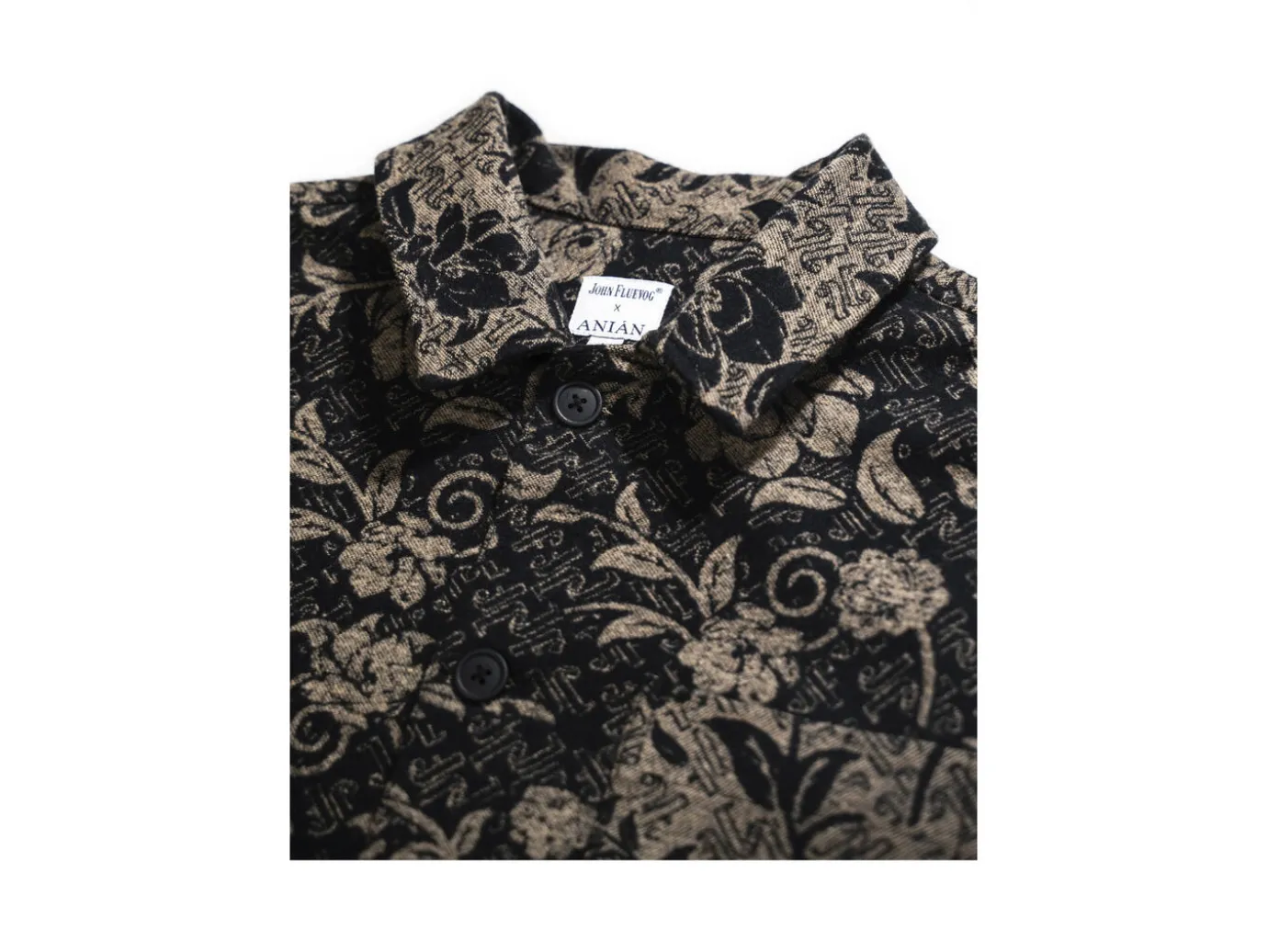 Fluevog Shoes Metchosin Coat | Fluevog X Anian Baroque Floral Cheap