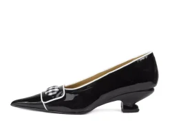 Fluevog Shoes Naura | Elegant Pump With Button Black Cheap