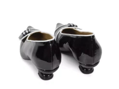 Fluevog Shoes Naura | Elegant Pump With Button Black Cheap