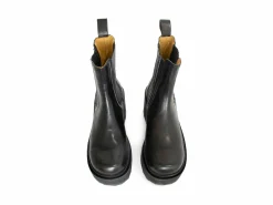 Fluevog Shoes Nerds | Platform Chelsea Boot Black Cheap