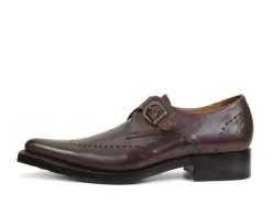 Fluevog Shoes Nordfjord | Single Monk Strap Shoe Brown Clearance
