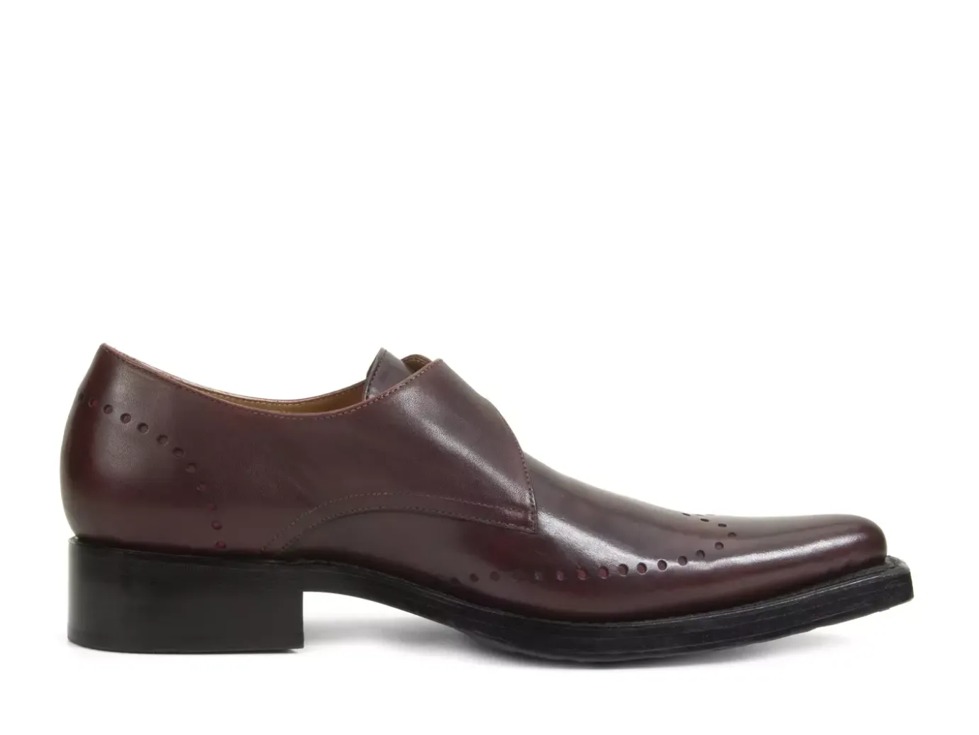 Fluevog Shoes Nordfjord | Single Monk Strap Shoe Brown Clearance