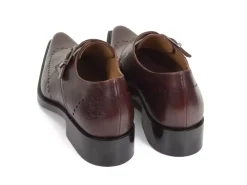 Fluevog Shoes Nordfjord | Single Monk Strap Shoe Brown Clearance
