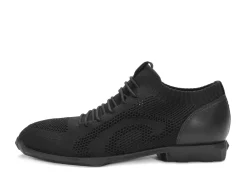 Fluevog Shoes Nova | Elastic Lace-Up Vegan Shoe Black Store