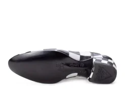 Fluevog Shoes Obero | Open Lace-Up Shoe Black/White Online