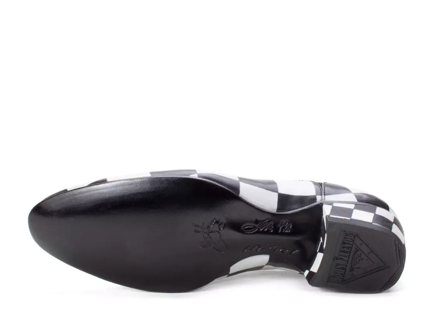 Fluevog Shoes Obero | Open Lace-Up Shoe Black/White Discount