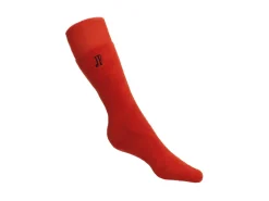 Fluevog Shoes Oizo Vog Socks | Soft Terry Sock Red Hot