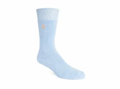 Fluevog Shoes Oizo Vog Socks | Soft Terry Sock Light Blue Shop