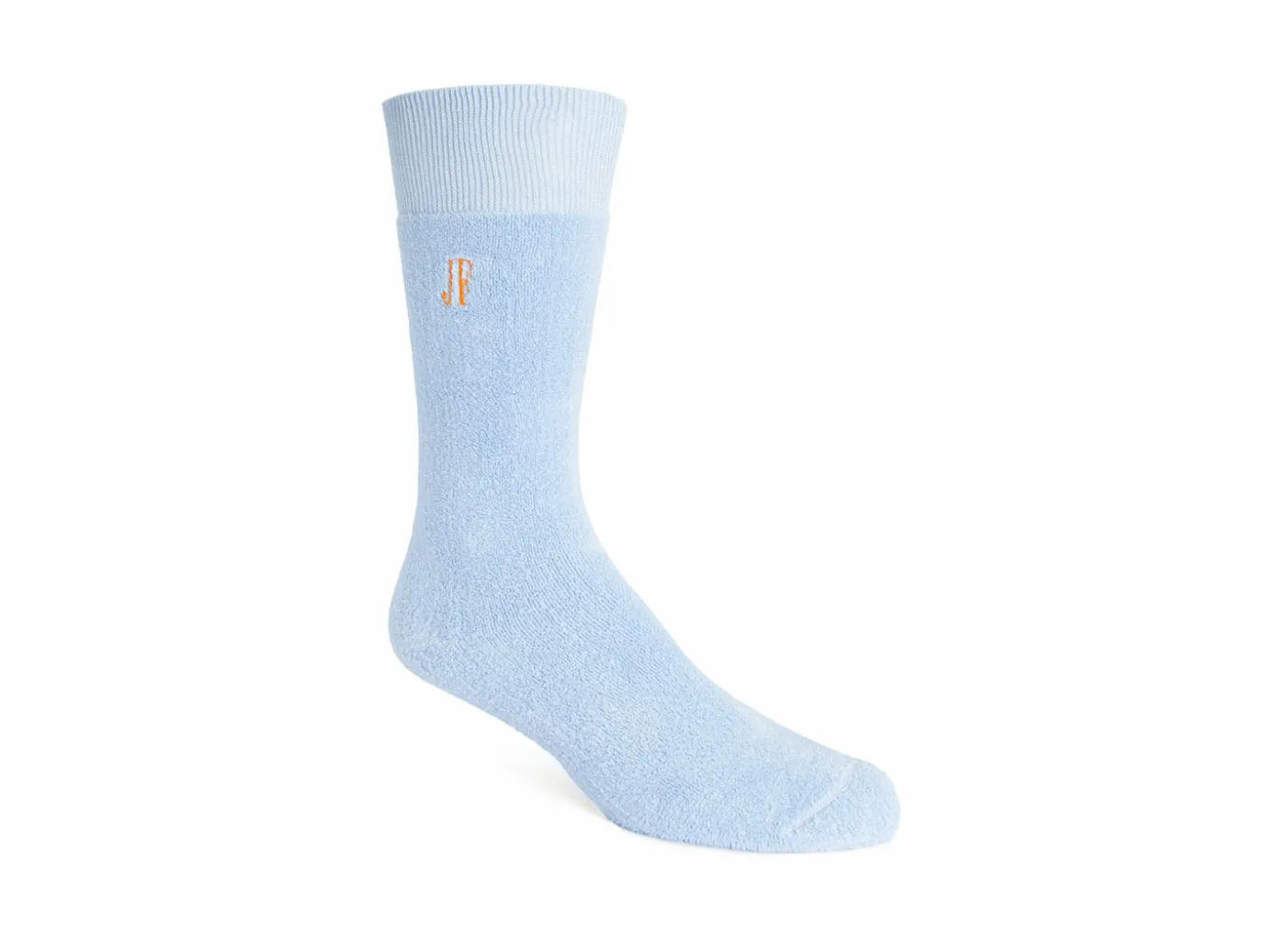 Fluevog Shoes Oizo Vog Socks | Soft Terry Sock Light Blue Shop