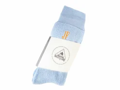 Fluevog Shoes Oizo Vog Socks | Soft Terry Sock Light Blue Shop