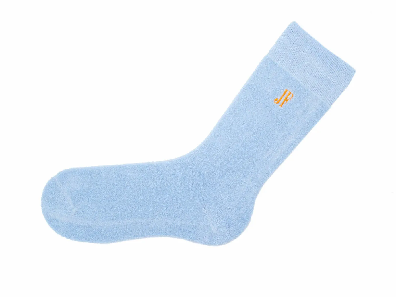 Fluevog Shoes Oizo Vog Socks | Soft Terry Sock Light Blue Shop