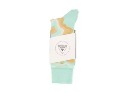 Fluevog Shoes Pan Vog Socks | Pattern Sock Mint Sale