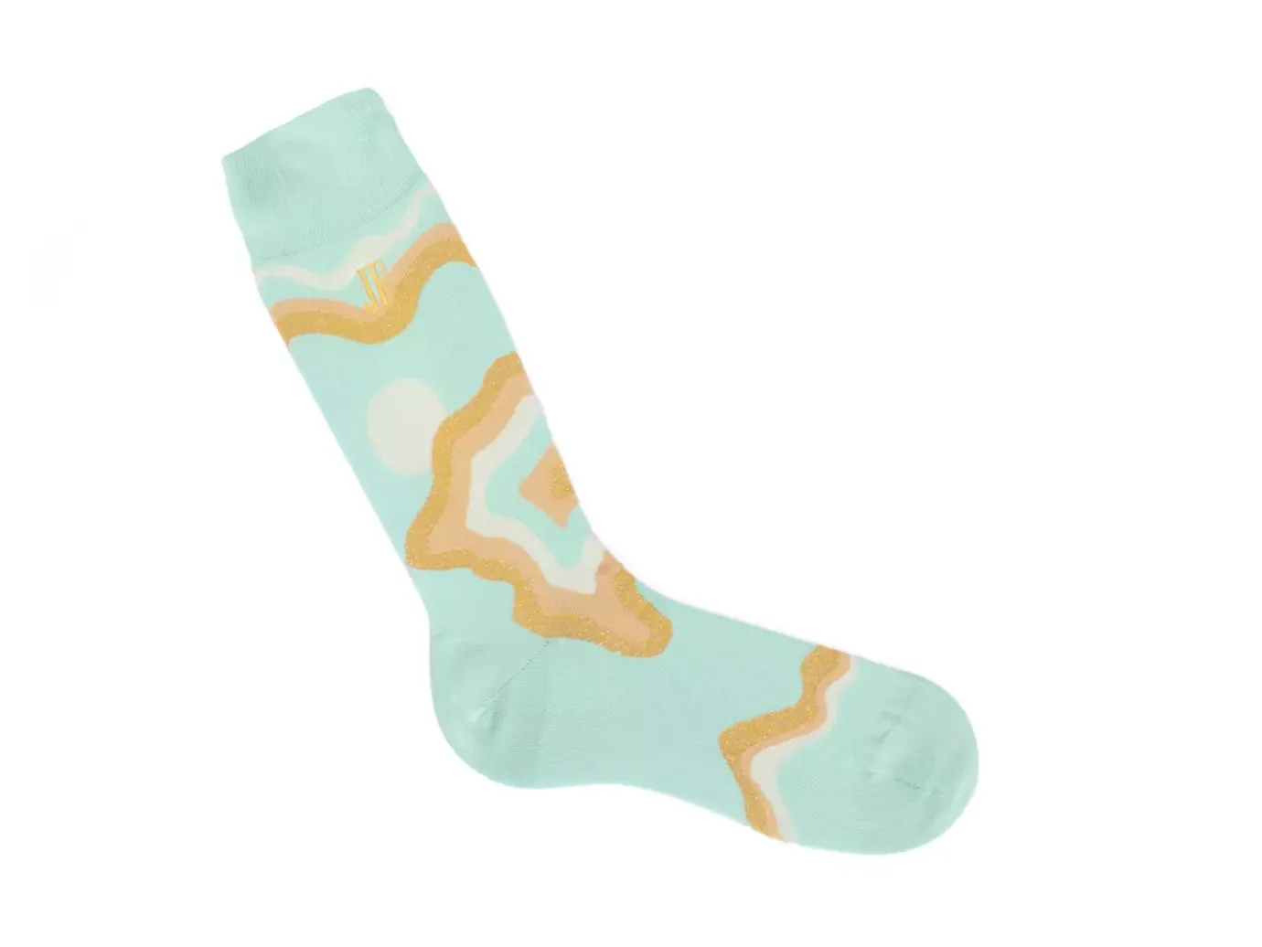 Fluevog Shoes Pan Vog Socks | Pattern Sock Mint Sale