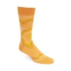 Fluevog Shoes Pan Vog Socks | Pattern Sock Orange Discount