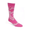 Fluevog Shoes Pan Vog Socks | Pattern Sock Pink Shop