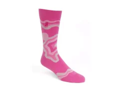 Fluevog Shoes Pan Vog Socks | Pattern Sock Pink Shop