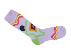 Fluevog Shoes Pan Vog Socks | Pattern Sock Purple/Multi Online