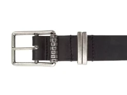 Fluevog Shoes Percivale Belt | Casual Leather Belt Black Discount