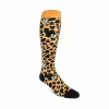 Fluevog Shoes Pippin Vog Socks | Knee High Pattern Sock Orange/Black Discount