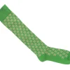 Fluevog Shoes Qwerty Vog Socks | Jf Monogram Sock Green Outlet