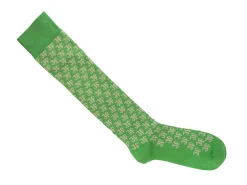 Fluevog Shoes Qwerty Vog Socks | Jf Monogram Sock Green Outlet