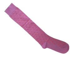 Fluevog Shoes Qwerty Vog Socks | Jf Monogram Sock Pink Outlet