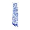 Fluevog Shoes Rebel Petal Scarf | Floral Tie Scarf Blue Floral New