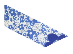 Fluevog Shoes Rebel Petal Scarf | Floral Tie Scarf Blue Floral New