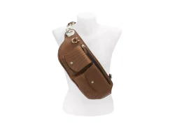 Fluevog Shoes Rigby | Crossbody Belt Bag Brown Cheap