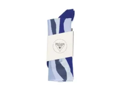 Fluevog Shoes Rogue Vog Socks | Colourful Wiggle Sock Blue Combo Store