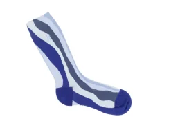 Fluevog Shoes Rogue Vog Socks | Colourful Wiggle Sock Blue Combo Store