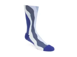 Fluevog Shoes Rogue Vog Socks | Colourful Wiggle Sock Blue Combo Flash Sale