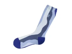 Fluevog Shoes Rogue Vog Socks | Colourful Wiggle Sock Blue Combo Flash Sale
