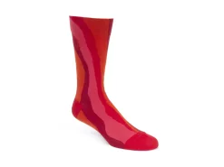 Fluevog Shoes Rogue Vog Socks | Colourful Wiggle Sock Red Combo Shop