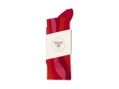 Fluevog Shoes Rogue Vog Socks | Colourful Wiggle Sock Red Combo Clearance