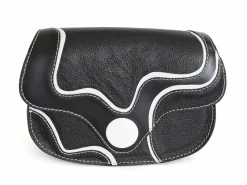 Fluevog Shoes Rosanna | Shoulder Bag Black/White Sale
